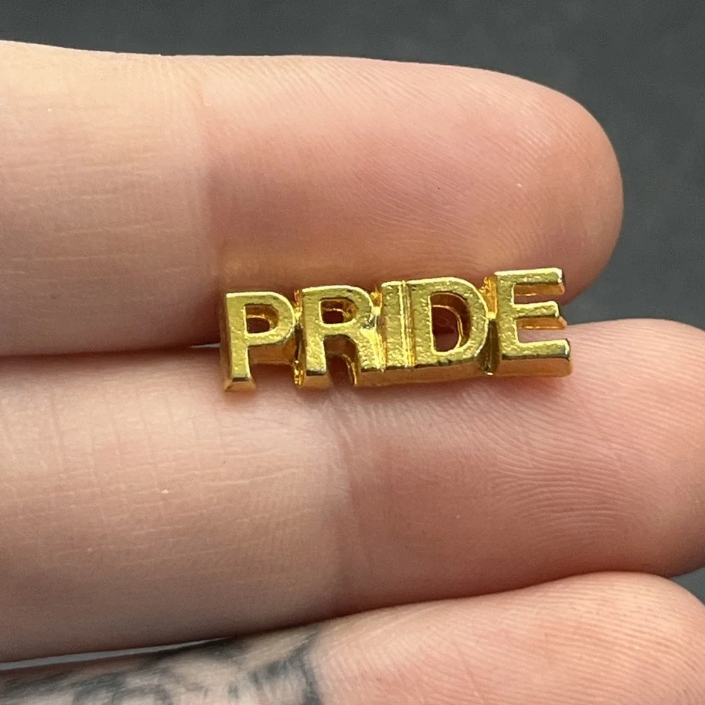Pride Gold‎ Tone Lapel Hat Pin